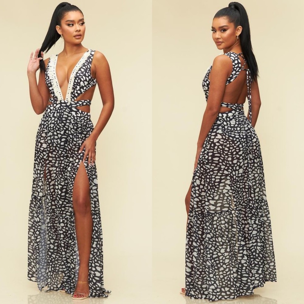 *24 HOUR SALE* Time Off In Tulum Printed Maxi Dress - Picture 5 of 9
